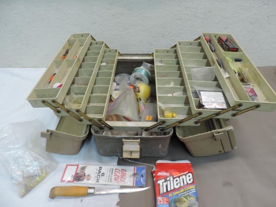 Loaded Plano 8600 tackle box.