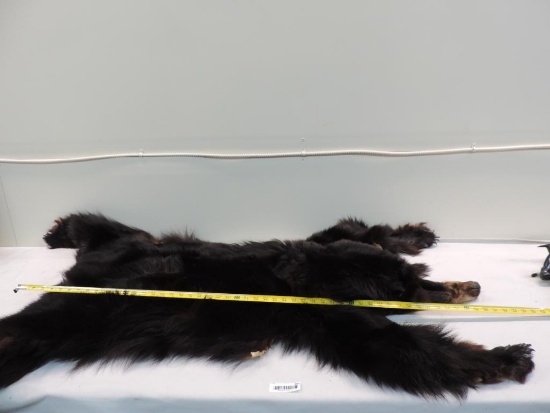 Tanned bear hide