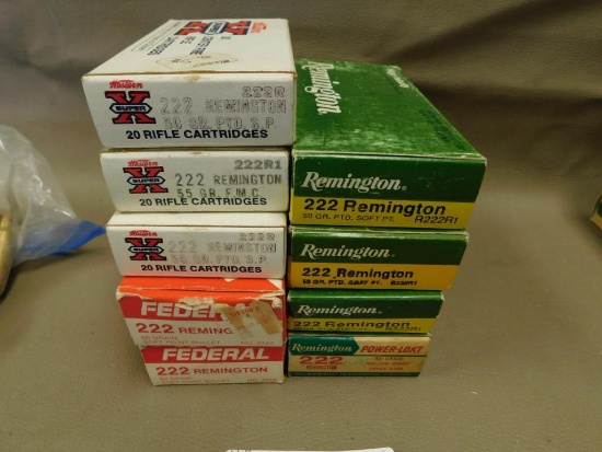 222 Remington brass