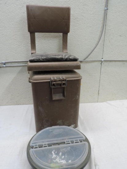 Fishing chair cooler and more.