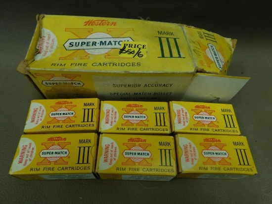 Winchester Western Super match 22 LR ammunition