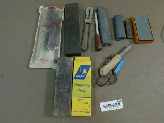 Whetstones and fire starter
