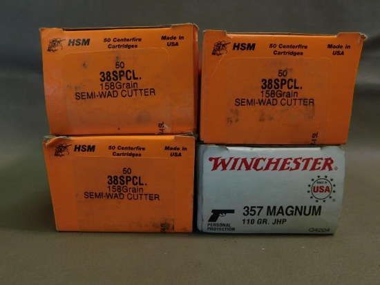 38 Special and 357 Magnum ammunition