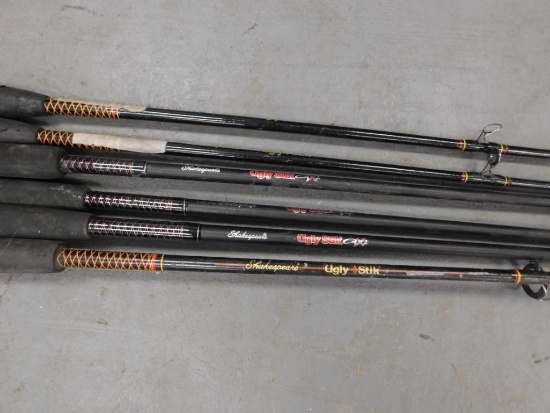Ugly Stik one piece spinning rods NO SHIPPING