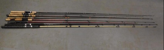 One piece spinning rods NO SHIPPING