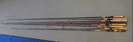 One piece spinning rods NO SHIPPING