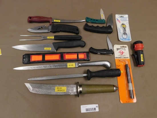 Knives and misc. outdoor items