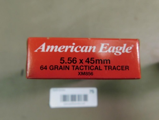 American Eagle 5.56 tracer ammunition