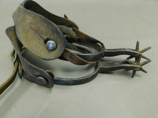Antique Iron western spurs