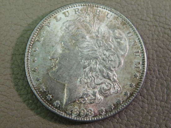 1898 Morgan dollar coin