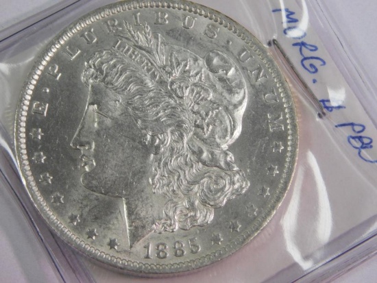 1885 O Morgan dollar coin