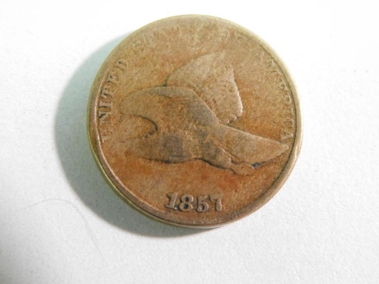 1857 Flying Eagle cent coin