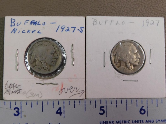 1927 Buffalo Nickels
