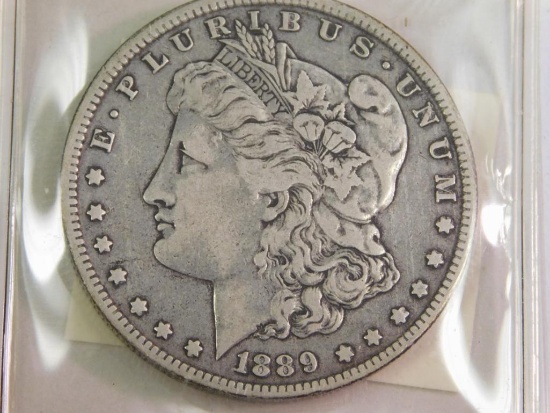 1889 O Morgan dollar coin