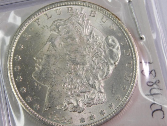 1884 CC Carson City Morgan dollar coin