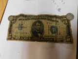 1934 A $5 siver certificate