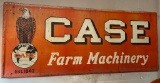 Vintage CASE Farm Machinery Metal Sign 30 x 71