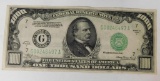 Thousand dollar bill
