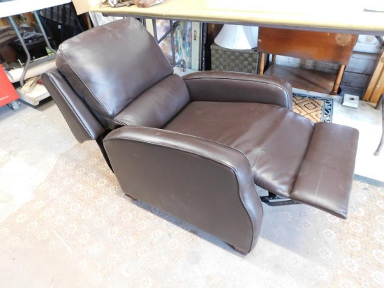 Brown recliner