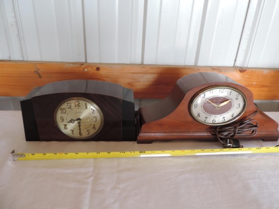 Revere & Sessions electric mantel clocks.