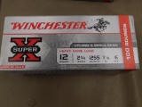 Winchester Super X 12 Gauge, 2 3/4 Inch, 6 Shot Ammo.