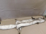 Supple tanned black tip Arctic fox pelt