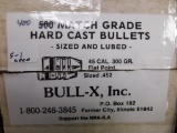 Bull-X 45 Cal. 300 Grain Hard Cast Bullets.