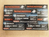 Winchester Ranger 5.56mm (M855) 62 Grain FMJ Ammo.
