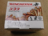 Winchester 22LR 36 Grain Hollow Point Ammo.