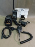 Scanner, External Mike, Charger & Belt Clip For Handheld Radio