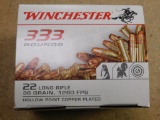 Winchester 22LR 36 Grain Hollow Point Ammo.
