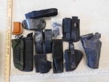 Assorted Nylon & Leather Holster & pouches.