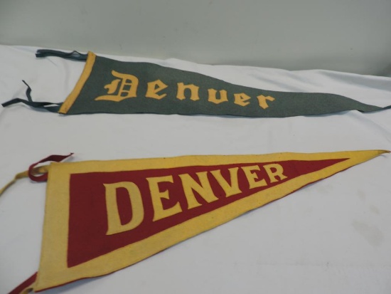 Early Denver Pennants