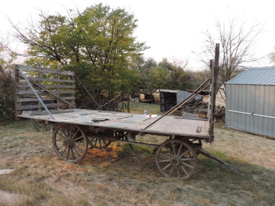Primitive Hay Wagon