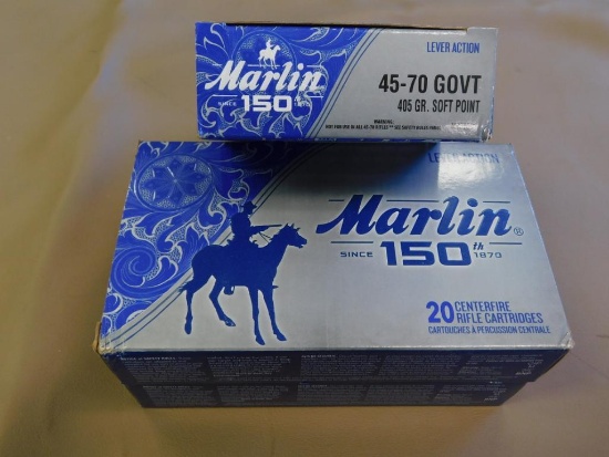 Marlin Lever Action 45-70 Gov. 405 Gr. Soft Point Ammo