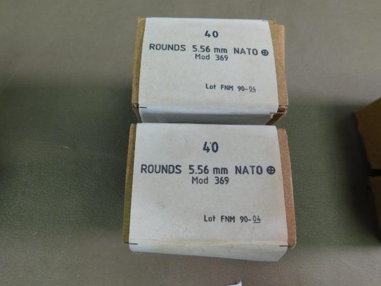 5.56 cal M369 Penetrator ammunition