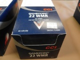 CCI 22 WMR 40 Gr. JSP Ammo
