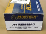 Magtech 44 Rem Mag 240 Gr. SJSP-Flat Nose Ammo