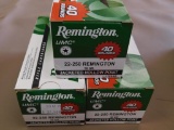 Remington 22-250 Rem. 50 Gr. JHP Ammo