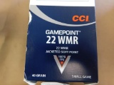 CCI 22 WMR Ammo