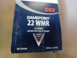 CCI 22 WMR Ammo