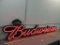 Rare two transformer 8' Budweiser neon sign.