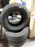 Set of Four Goodyear Wrangler LT285/70R17 tires.