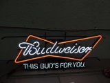 Budweiser LED sign.