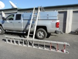 16' & 12' aluminum extension ladders.