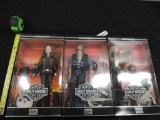 Three Harley Davidson collector edition Barbies.