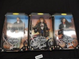 Three Harley Davidson collector edition Barbies.