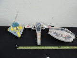 1995 Star Wars X wing fighter ship & more.