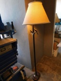 Solid Metal Bird Floor Lamp