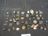 Vintage motorcycle pins.